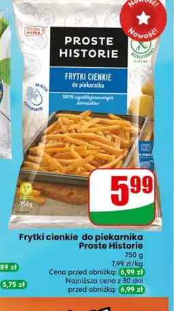 Dino Proste Historie Frytki cienkie do piekarnika oferta