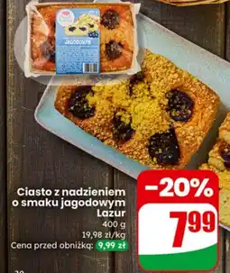Dino Lazur Ciasto z nadzieniem jagodowym oferta
