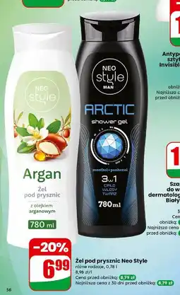Dino Żel pod prysznic Neo Style (Argan lub Arctic) oferta