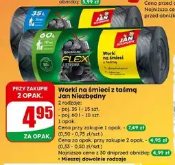 Dino Worki na śmieci z taśmą Jan Niezbędny oferta