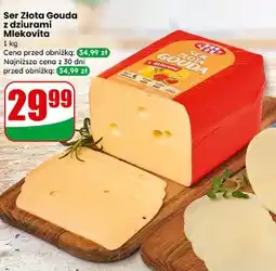 Dino Ser Złota Gouda z dziurami Mlekovita oferta