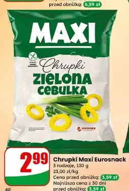 Dino Chrupki Maxi Eurosnack Zielona Cebulka oferta