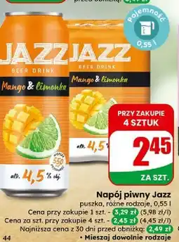 Dino Napój piwny Jazz Mango & Limonka oferta