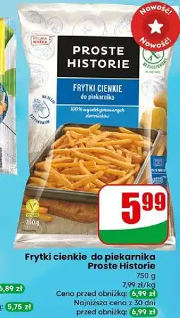 Dino Frytki cienkie do piekarnika Proste Historie oferta