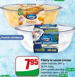 Dino Filety w sosie Lisner (różne rodzaje) oferta