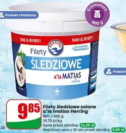 Dino Filety śledziowe solone a'la matias Herring oferta