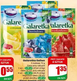 Dino Galaretka Gellwe (cytrynowy, borówkowy, truskawkowy) oferta