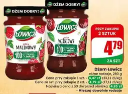 Dino Dżem Łowicz (różne rodzaje, 280 g) oferta
