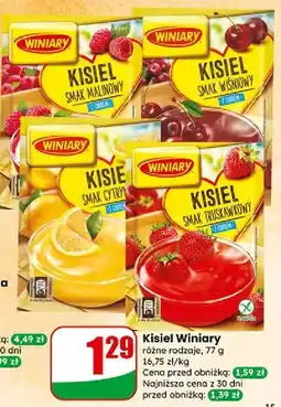 Dino Kisiel Winiary (malinowy, wiśniowy, cytrynowy, truskawkowy) oferta
