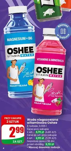 Dino Woda niegazowana witaminowa Oshee oferta