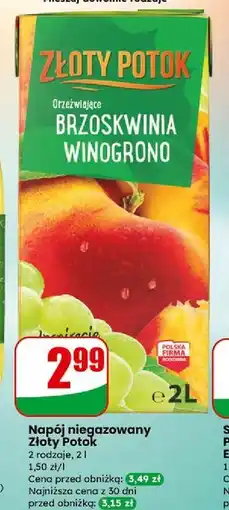 Dino Napój niegazowany Złoty Potok oferta