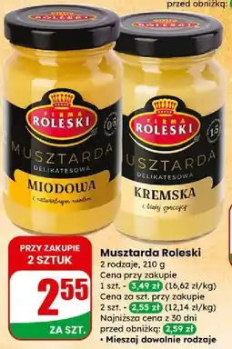 Dino Musztarda Roleski Miodowa oferta