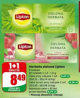 Dino Herbata zielona Lipton oferta