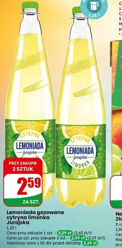 Dino Lemoniada gazowana cytryna limonka Jurajska (przy zakupie 2 sztuk) oferta