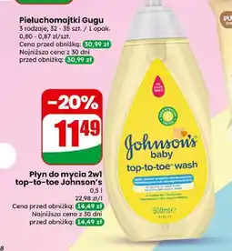 Dino Płyn do mycia 2w1 top-to-toe Johnson’s baby (500 ml) oferta