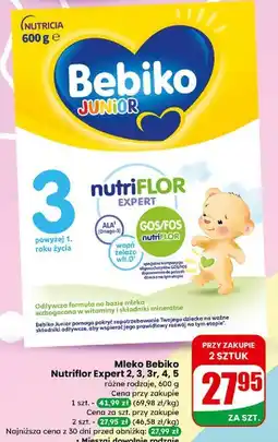 Dino Mleko Bebiko Nutriflor Expert 2, 3, 3r, 4, 5 oferta
