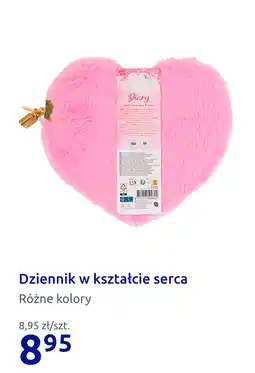 Action Dziennik w kształcie serca oferta