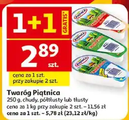 Auchan Twaróg wiejski chudy Piątnica oferta