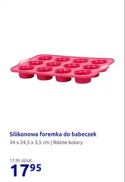 Action Silikonowa foremka do babeczek oferta