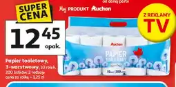 Auchan Papier toaletowy biały Auchan oferta