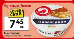 Auchan Mascarpone Auchan Różnorodne (Logo Czerwone) oferta