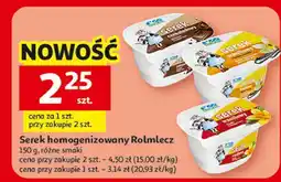 Auchan Serek waniliowy z laską wanilii Rolmlecz oferta