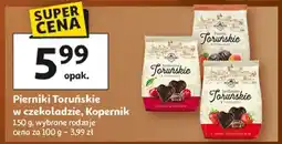 Auchan Pierniki serduszka morelowe w czekoladzie Kopernik oferta