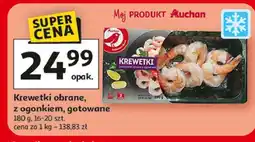 Auchan Krewetki koktajlowe gotowane obrane Auchan oferta