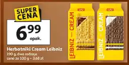 Auchan Ciastka keks & cream milk Leibniz oferta