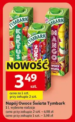 Auchan Napój kaktus Tymbark Owoce Świata oferta