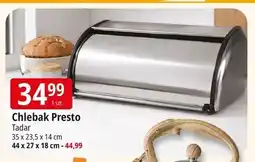 E.Leclerc Chlebak presto 43.5 x 27 18 cm duży połysk Tadar oferta