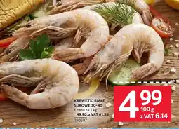 Selgros Krewetki białe surowe oferta
