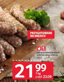 Selgros Kiełbasa niedźwiedzia surowa oferta