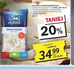 Selgros Myfood Kalmary, krążki surowe oferta