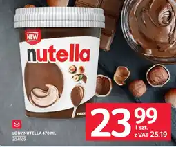 Selgros Lody Nutella oferta