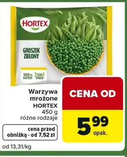 Carrefour Express Mrożone warzywa Hortex oferta
