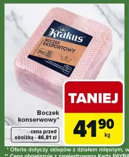 Carrefour Express Boczek Krakus oferta
