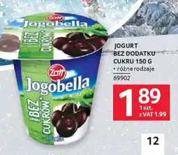 Selgros Jogobella Jogurt bez cukru oferta