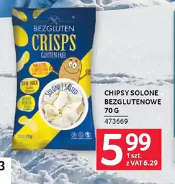 Selgros BEZGLUTEN Chipsy solone oferta