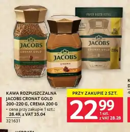 Selgros Jacobs Kawa rozpuszczalna Cronat Gold oferta