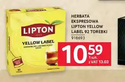 Selgros Lipton Herbata Yellow Label oferta