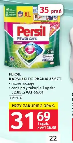 Selgros Persil kapsułki do prania oferta