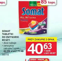 Selgros Somat tabletki do zmywarki oferta