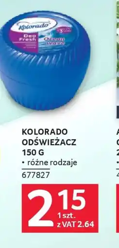 Selgros Kolorado odświeżacz oferta