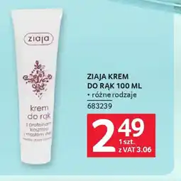 Selgros Ziaja Krem do rąk oferta