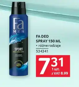 Selgros Fa Deo Spray oferta