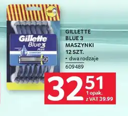 Selgros Gillette Blue 3 Maszynki oferta