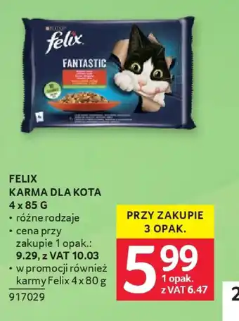 Selgros Felix Karma dla kota oferta