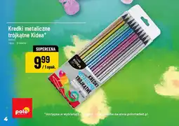 Polomarket Kredki metaliczne trójkątne Kidea Defrorm oferta