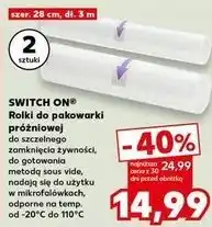 Kaufland Rolki do pakowarki próżniowej SWITCH ON (2 sztuki) oferta